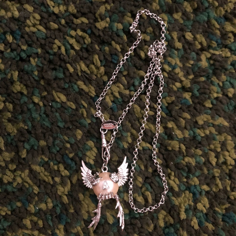 Vivienne Westwood ultra rare pearl winged skull orb